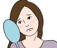メイクのストレス